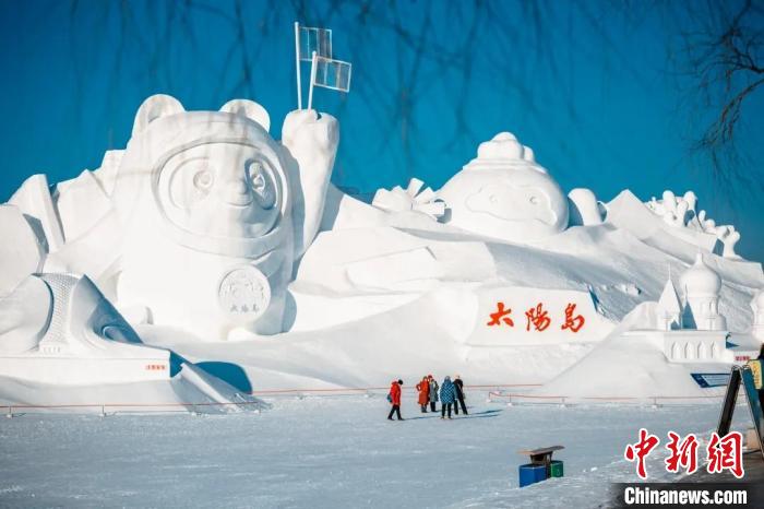 哈尔滨太阳岛雪博会主塑 哈尔滨太阳岛雪博会供图